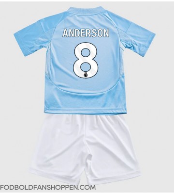 Nottingham Forest Elliot Anderson #8 Tredjetrøje Børn 2024-25 Kortærmet (+ Korte bukser)